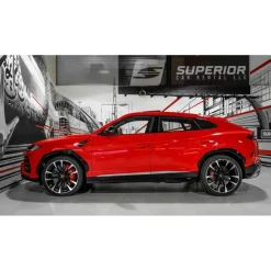 Superior Car Rental - Lamborghini Urus - Red - Exclusive Luxury Rent - Avvenice