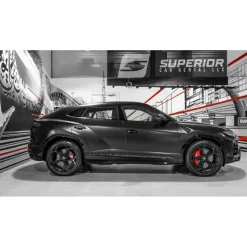 Superior Car Rental - Lamborghini Urus - Black - Exclusive Luxury Rent - Avvenice