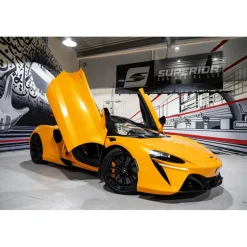 Superior Car Rental - McLaren Artura - Orange - Exclusive Luxury Rent - Avvenice