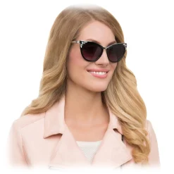 Swarovski - Fortune Sunglasses - SK0102-F 01B - Black - Sunglasses - Swarovski Eyewear - Avvenice