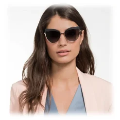 Swarovski - Swarovski Sunglasses - SK0220-05B - Black - Sunglasses - Swarovski Eyewear - Avvenice