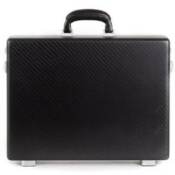 TecknoMonster - Amaya L - Business Case - Briefcase in Carbon Fiber - Black - Luxury Collection - Avvenice