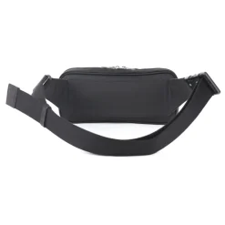 TecknoMonster - Automobili Lamborghini - Zingo Waist Bag in Carbon Fiber and Alcantara® - Black Carpet Collection - Avvenice