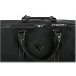 TecknoMonster - Automobili Lamborghini - Aventador S Bag in Carbon Fiber and Alcantara® - Black Carpet Collection - Avvenice