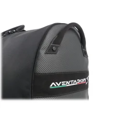 TecknoMonster - Automobili Lamborghini - Aventador S Bag in Carbon Fiber and Alcantara® - Black Carpet Collection - Avvenice
