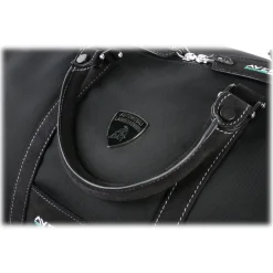 TecknoMonster - Automobili Lamborghini - Aventador S Bag in Carbon Fiber and Alcantara® - Black Carpet Collection - Avvenice