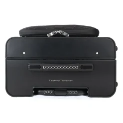 TecknoMonster - Automobili Lamborghini - Trolley - Kronos Titanium and Alcantara® Wheeled Suitcase - Black Carpet Collection - Avvenice