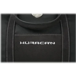 TecknoMonster - Automobili Lamborghini - Huracán Bag in Carbon Fiber and Alcantara® - Black Carpet Collection - Avvenice