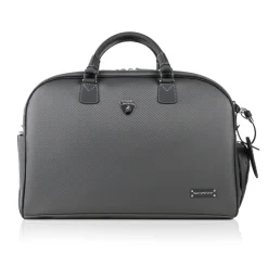 TecknoMonster - Automobili Lamborghini - Gimnika Travel Bag in Carbon Fiber and Alcantara® - Black Carpet Collection - Avvenice
