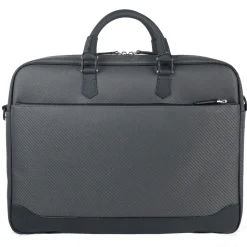 TecknoMonster - Avionika - Business Bag in Aeronautical and Leather Carbon Fiber - Luxury - Handmade in Italy - Avvenice