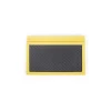 TecknoMonster - Cardcase - Yellow - Aeronautical and Leather Carbon Fiber Credit Card Case - Black Carpet Collection - Avvenice