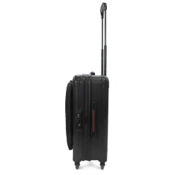 TecknoMonster - Davis Kripto Laggage Cabin L Flap in Carbon Fiber - Aeronautical Carbon Trolley Suitcase - Avvenice