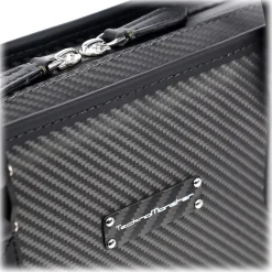 TecknoMonster - Dizzy - Business Bag in Aeronautical and Leather Carbon Fiber - Luxury - Handmade in Italy - Avvenice