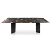 TecknoMonster - Kagrande 8 TecknoMonster - Aeronautical Carbon Fiber Board and Double Marble Base Table - Avvenice