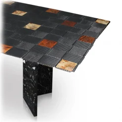 TecknoMonster - Kagrande 8 TecknoMonster - Aeronautical Carbon Fiber Board and Double Marble Base Table - Avvenice