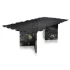 TecknoMonster - Kagrande Mignon TecknoMonster - Aeronautical Carbon Fiber Board and Double Marble Base Table - Avvenice