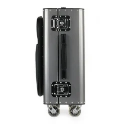 TecknoMonster - Kronos L Flap TecknoMonster - Steel - Aeronautical Titanium and Carbon Trolley Suitcase - Avvenice