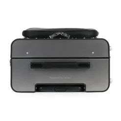 TecknoMonster - Kronos L Flap TecknoMonster - Steel - Aeronautical Titanium and Carbon Trolley Suitcase - Avvenice