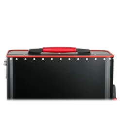 TecknoMonster - Kronos L TecknoMonster - Black - Aeronautical Titanium Trolley Suitcase - Avvenice