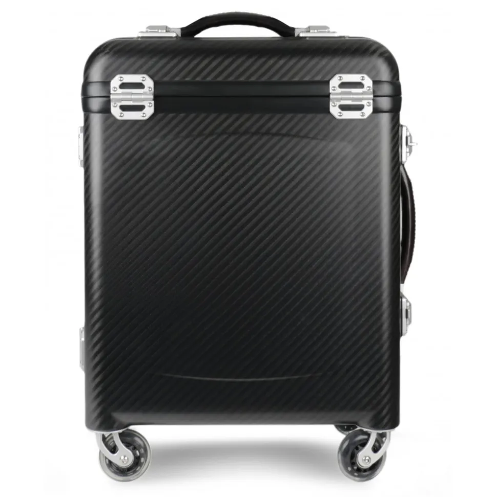 TecknoMonster - Pamana Small TecknoMonster - Aeronautical Carbon Fibre and TKSS Bulletproof Panel Trolley Suitcase - Avvenice