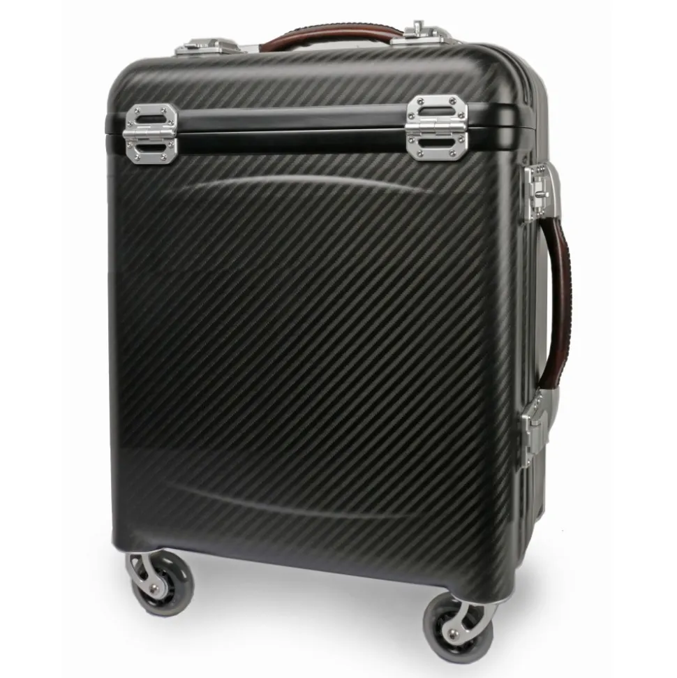 TecknoMonster - Pamana Small TecknoMonster - Aeronautical Carbon Fibre and TKSS Bulletproof Panel Trolley Suitcase - Avvenice
