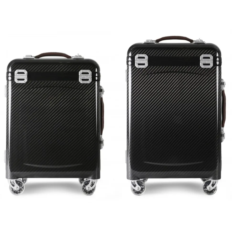 TecknoMonster - Pamana Small TecknoMonster - Aeronautical Carbon Fibre and TKSS Bulletproof Panel Trolley Suitcase - Avvenice