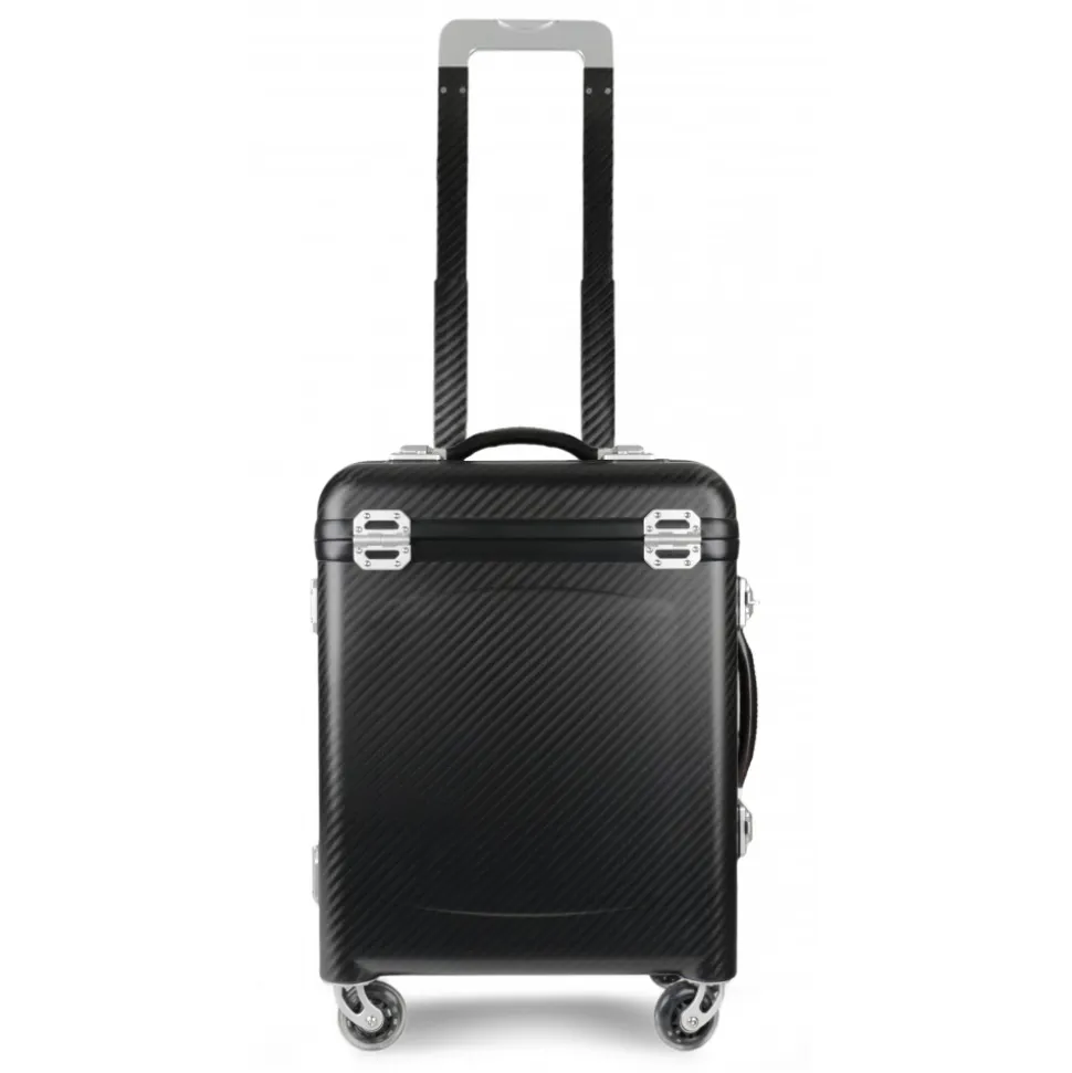 TecknoMonster - Pamana Small TecknoMonster - Aeronautical Carbon Fibre and TKSS Bulletproof Panel Trolley Suitcase - Avvenice