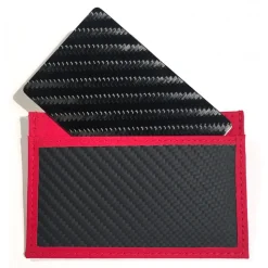 TecknoMonster - Tecksabrage & Cardcase - Red - Aeronautical and Titanium Carbon Fiber Saber - Black Carpet Collection - Avvenice