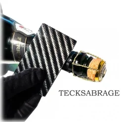 TecknoMonster - Tecksabrage & Cardcase - Orange - Aeronautical and Titanium Carbon Fiber Saber - Black Carpet Collection - Avvenice