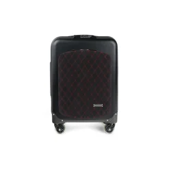 TecknoMonster - Trolley Akille Flap Black in Carbon Fiber - Aeronautical Carbon Trolley Suitcase - Avvenice
