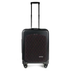 TecknoMonster - Trolley Akille Flap Black in Carbon Fiber - Aeronautical Carbon Trolley Suitcase - Avvenice