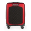 TecknoMonster - Trolley Akille Flap Red in Carbon Fiber - Aeronautical Carbon Trolley Suitcase - Avvenice