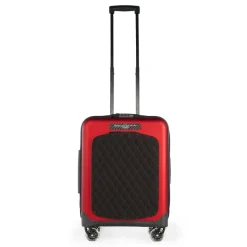 TecknoMonster - Trolley Akille Flap Red in Carbon Fiber - Aeronautical Carbon Trolley Suitcase - Avvenice