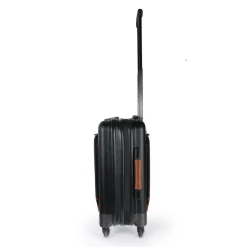 TecknoMonster - Trolley Akille Flap Brown in Carbon Fiber - Aeronautical Carbon Trolley Suitcase - Avvenice