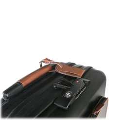 TecknoMonster - Trolley Akille Flap Brown in Carbon Fiber - Aeronautical Carbon Trolley Suitcase - Avvenice