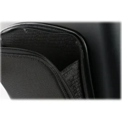 TecknoMonster - Trolley Akille Flap Black in Carbon Fiber - Aeronautical Carbon Trolley Suitcase - Avvenice