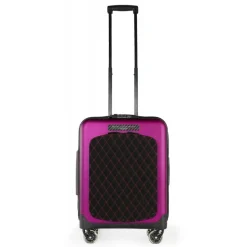 TecknoMonster - Trolley Akille Flap Purple in Carbon Fiber - Aeronautical Carbon Trolley Suitcase - Avvenice