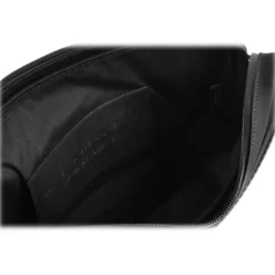 TecknoMonster - Zingolo Waist Bag in Carbon Fiber and Alcantara® - Black Carpet Collection - Avvenice