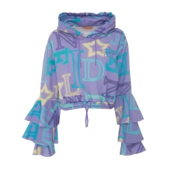 Teen Idol - Alfa Cropped Hoodie - Lilac - Sweatshirts - Teen-Ager - Luxury Exclusive Collection - Avvenice