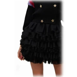 Teen Idol - Gea Skirt - Black - Skirts  - Teen-Ager - Luxury Exclusive Collection - Avvenice