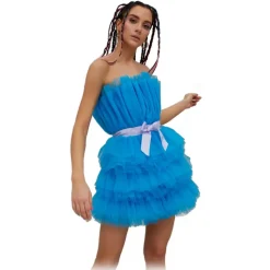 Teen Idol - Mimosa Tulle Mini Dress - Turquoise - Dresses - Teen-Ager - Luxury Exclusive Collection - Avvenice