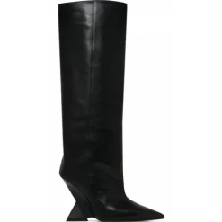 The Attico - Black Cheope Tube Boot - The Attico Exclusive Luxury Collection - Avvenice