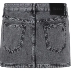 The Attico - Black Denim Mini Skirt - The Attico Exclusive Luxury Collection - Avvenice