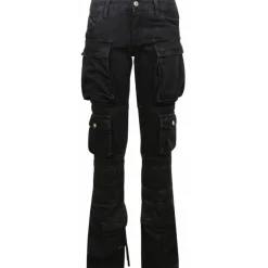 The Attico - Black Essie Long Trousers - The Attico Exclusive Luxury Collection - Avvenice