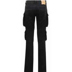 The Attico - Black Essie Long Trousers - The Attico Exclusive Luxury Collection - Avvenice