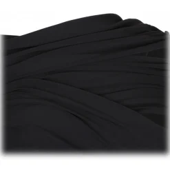 The Attico - Black Wrap Mini Dress - The Attico Exclusive Luxury Collection - Avvenice