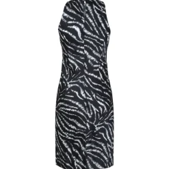 The Attico - Black Zebra Print Mini Dress - The Attico Exclusive Luxury Collection - Avvenice
