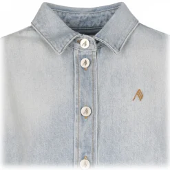 The Attico - Light Blue Denim Shirt - The Attico Exclusive Luxury Collection - Avvenice
