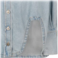 The Attico - Light Blue Denim Shirt - The Attico Exclusive Luxury Collection - Avvenice