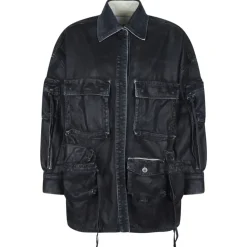 The Attico - Multi Pocket Denim Jacket - The Attico Exclusive Luxury Collection - Avvenice